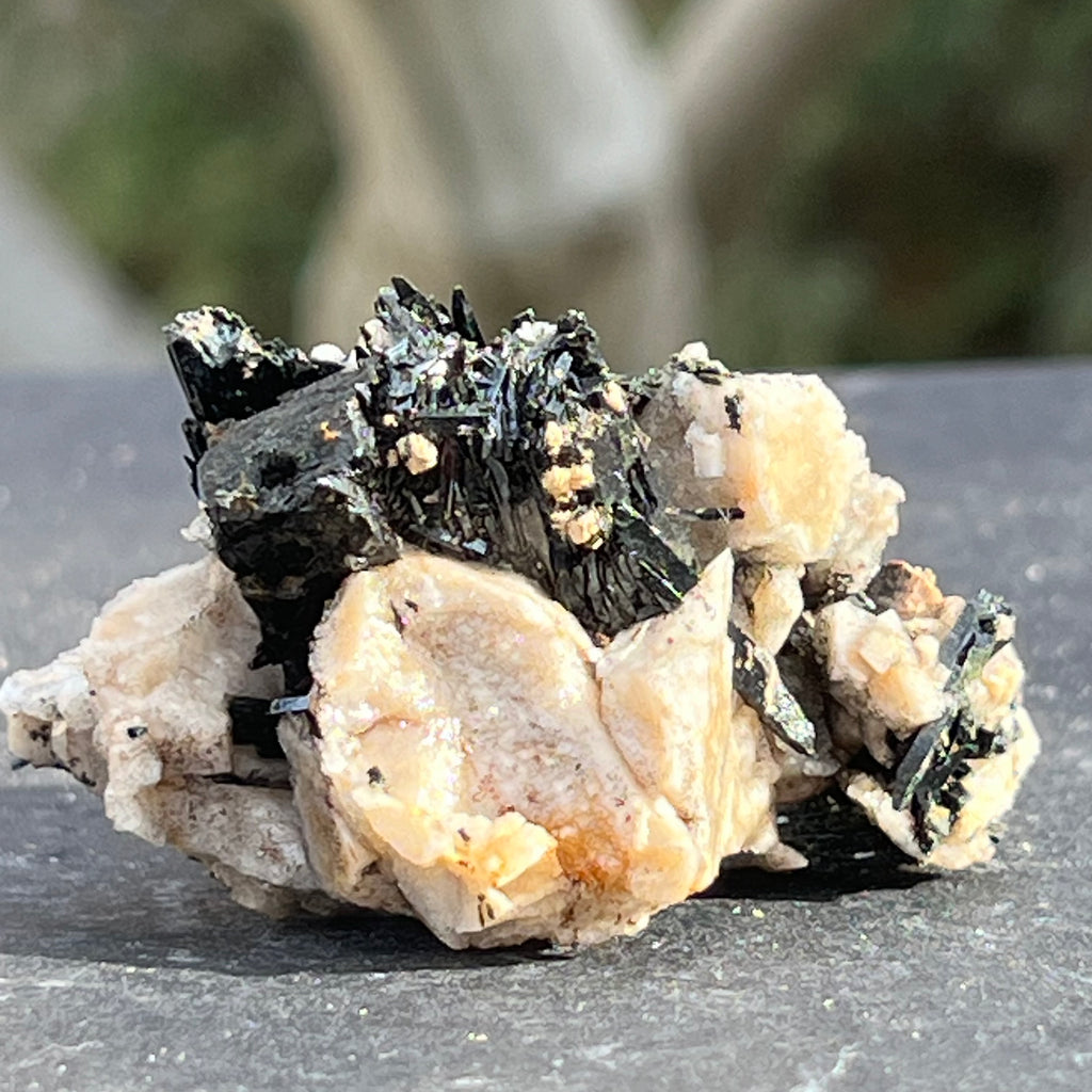 Cluster egirin mini cuart fumuriu/negru Zomba m12, druzy.ro, cristale 1