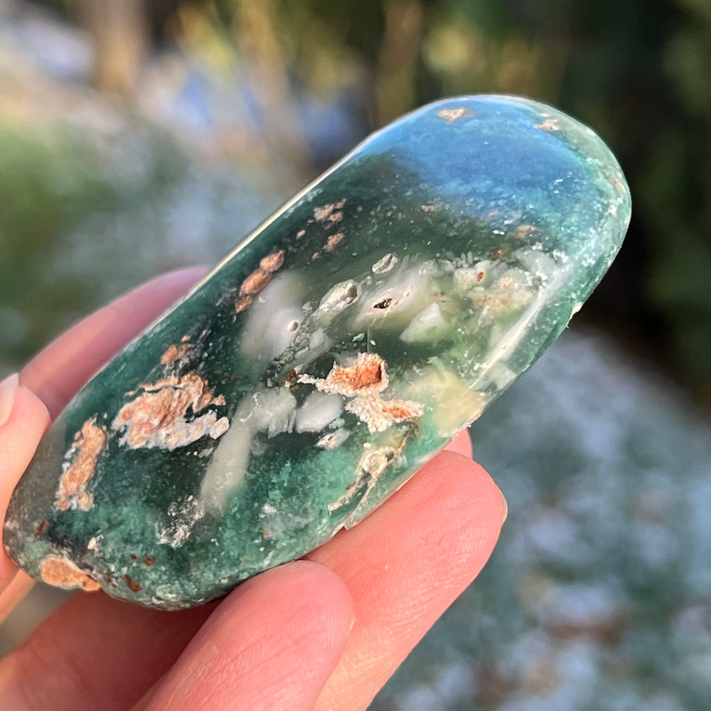 Crisopraz smarald palmstone model 2 din Zimbabwe, druzy.ro, cristale 3