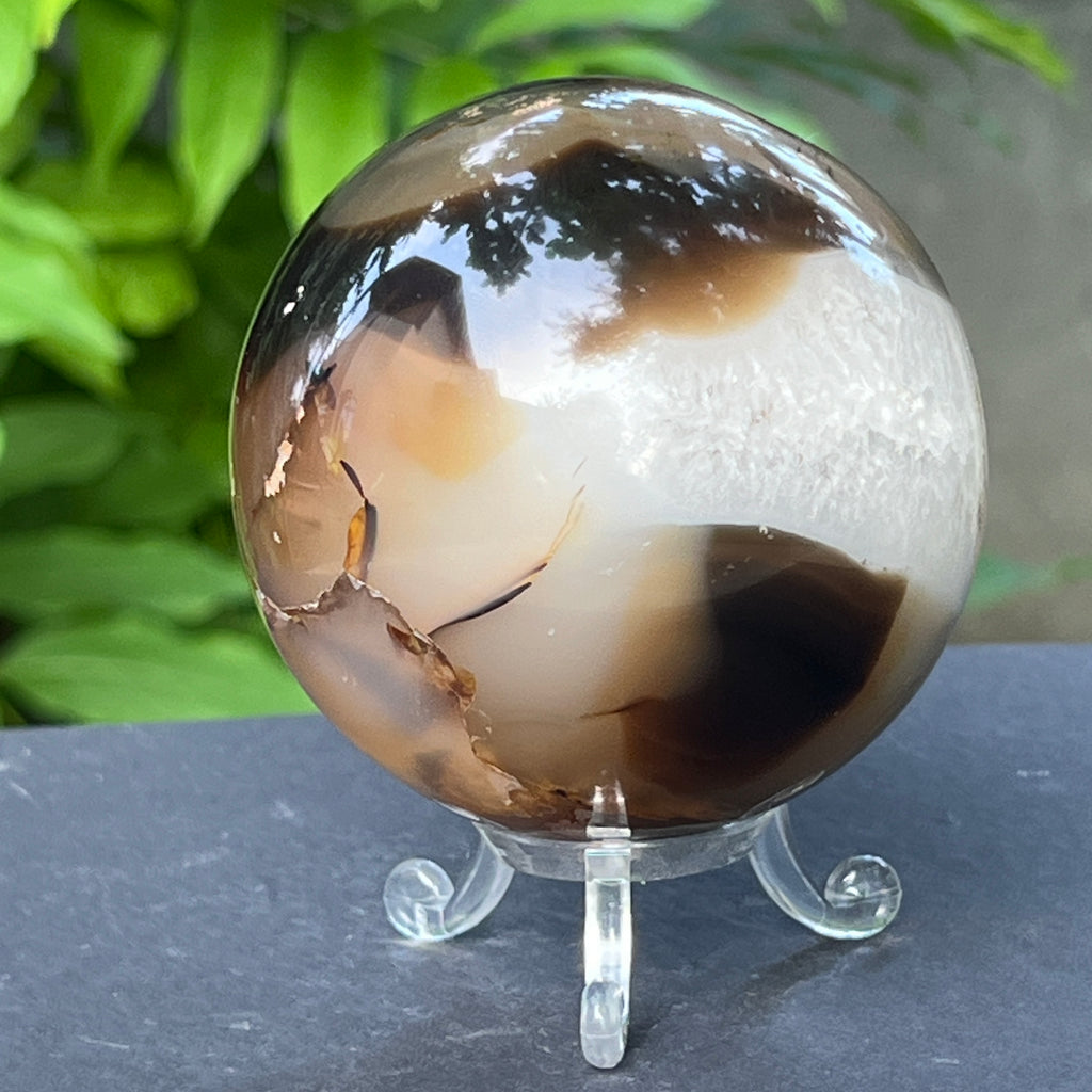 Sfera agat m1, pietre semipretioase - druzy.ro 3 