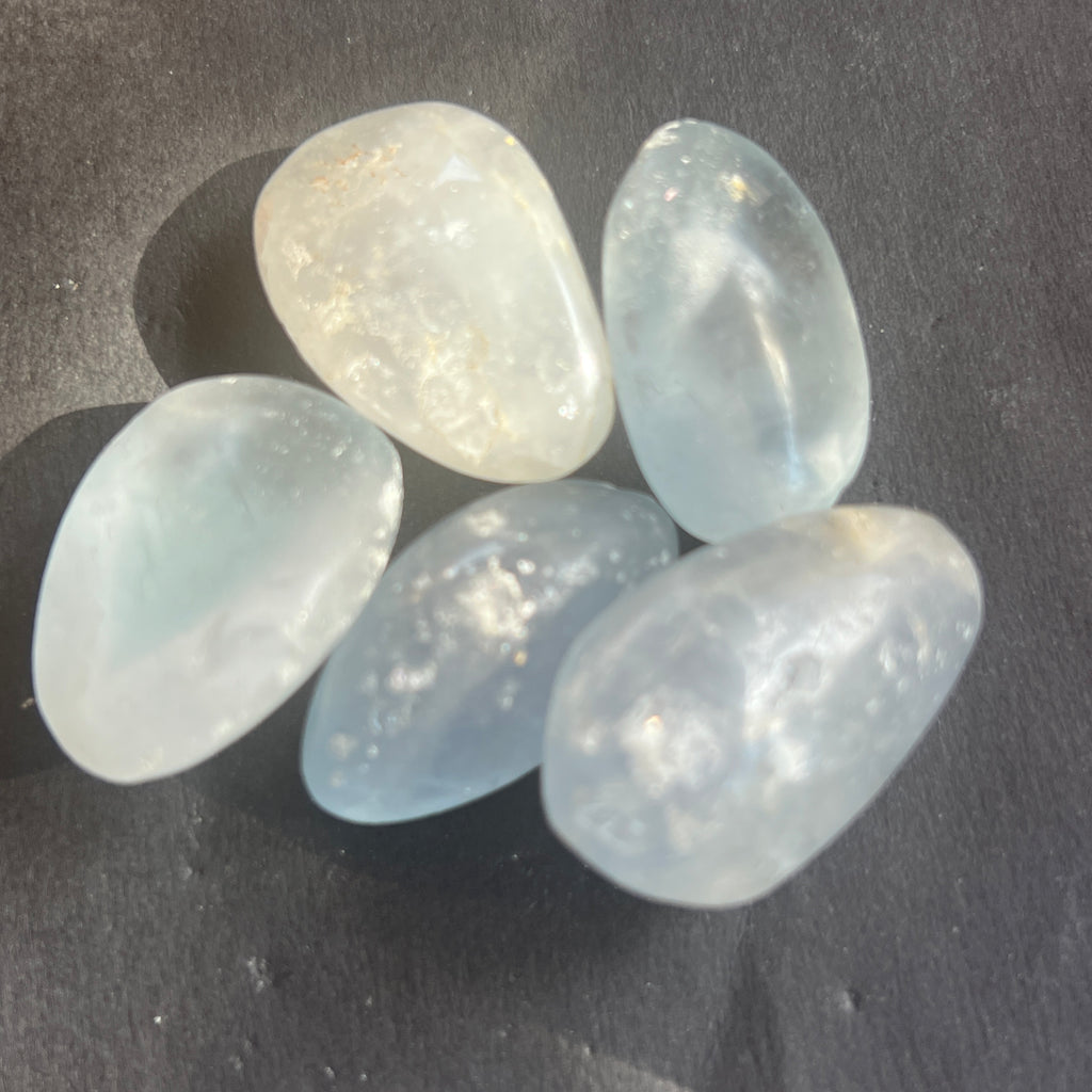 Celestit piatra rulata mini, pietre semipretioase - druzy.ro 3 