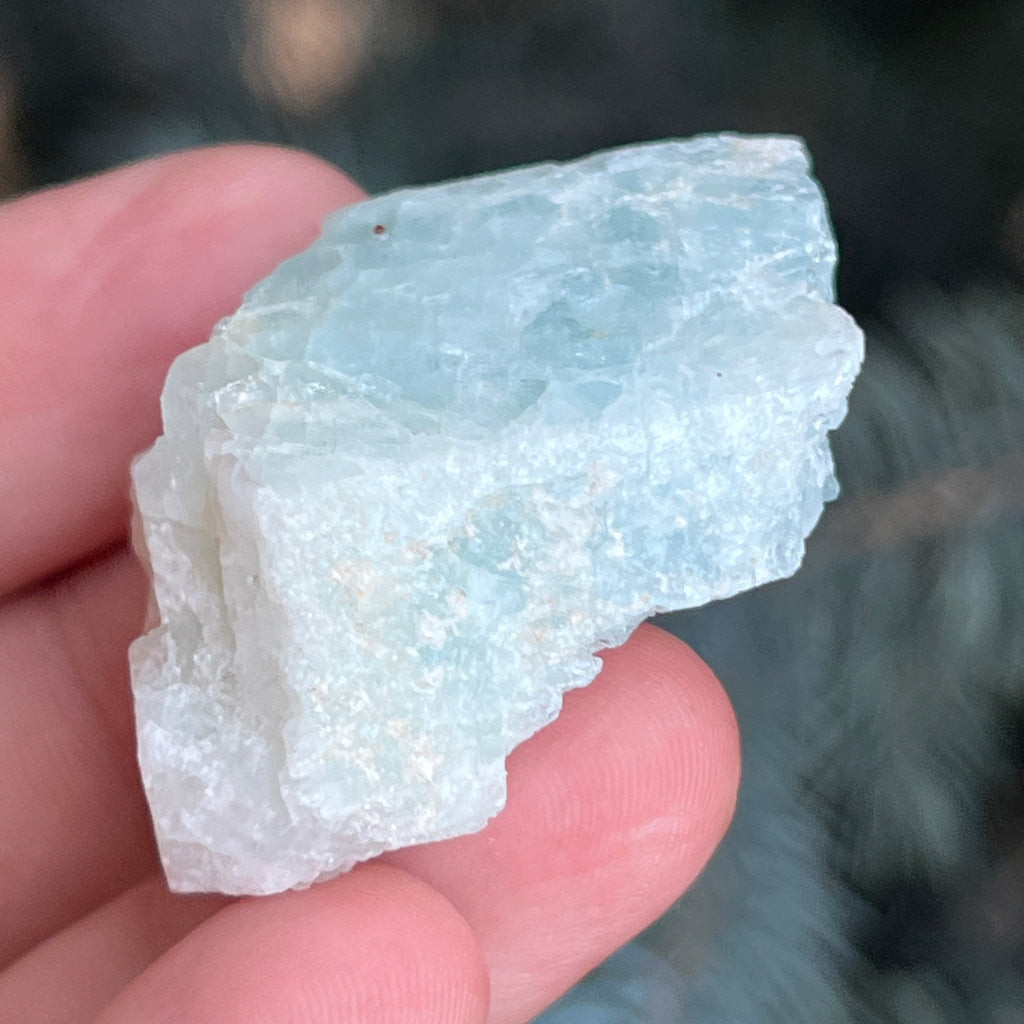 Acvamarin Pakistan piatra bruta model pk6, pietre semipretioase - druzy.ro 2 