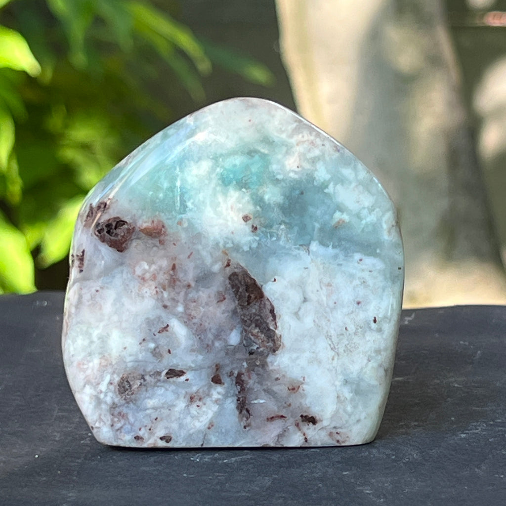 Calcedonie cu crom albastru-verzuie din Zimbabwe -forma libera| Model 5, pietre semipretioase - druzy.ro 1 