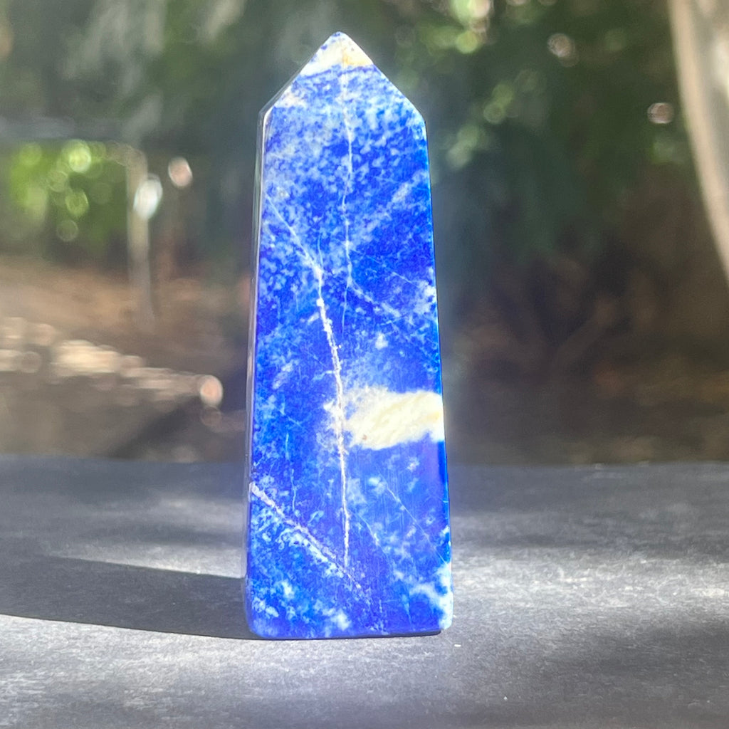 Turn/obelisc lapis lazuli m6, druzy.ro, cristale 1