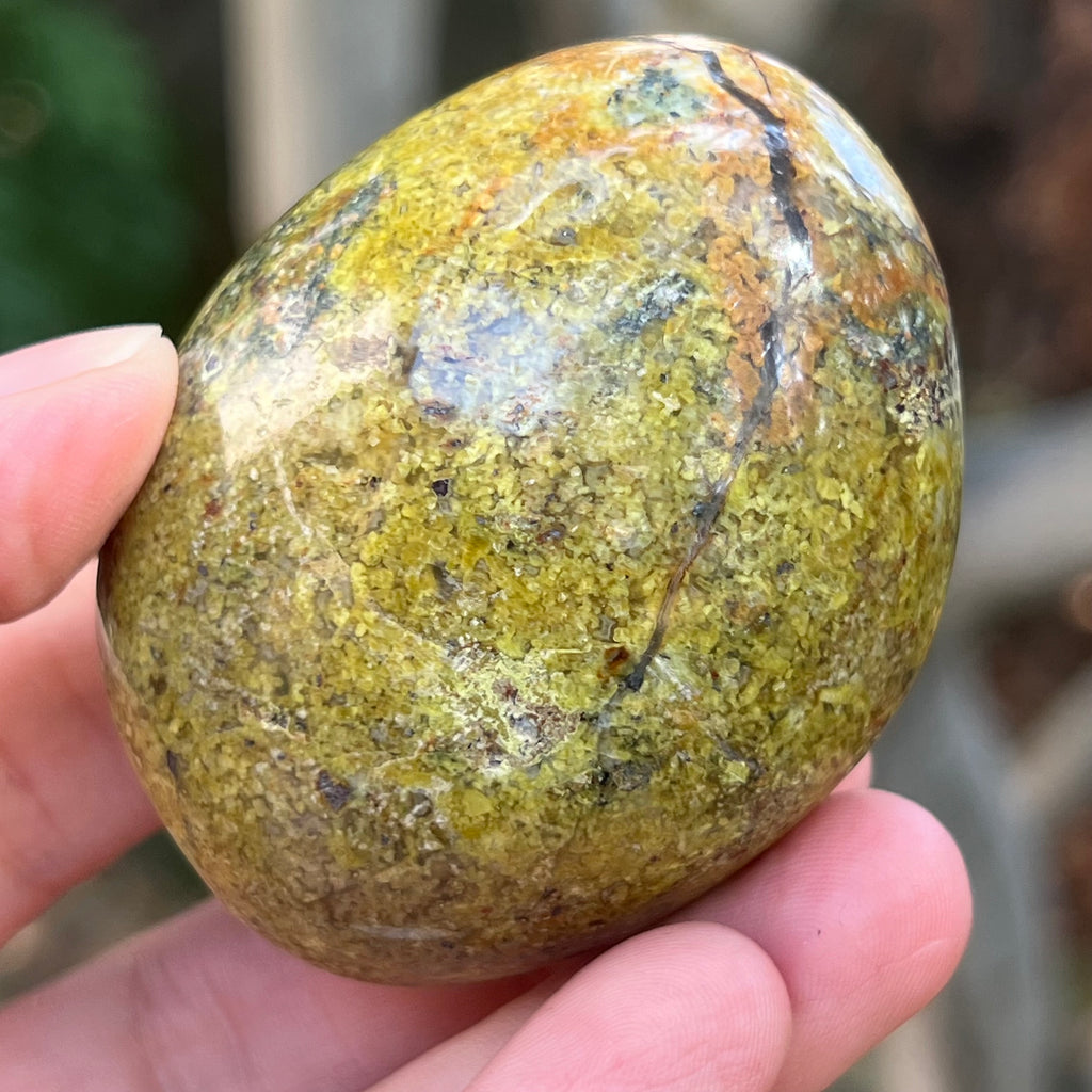 Opal verde palmstone m6, pietre semipretioase - druzy.ro 1 