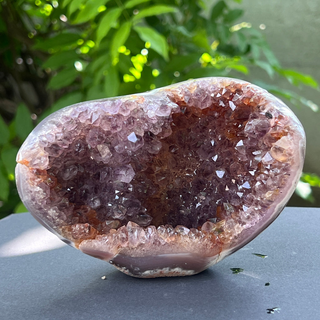 Geoda agat ametist model 9, pietre semipretioase - druzy.ro 1 