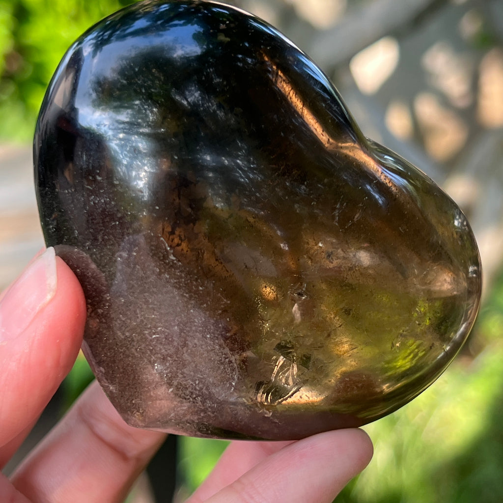 Inima cuart fumuriu m1, pietre semipretioase - druzy.ro 4 