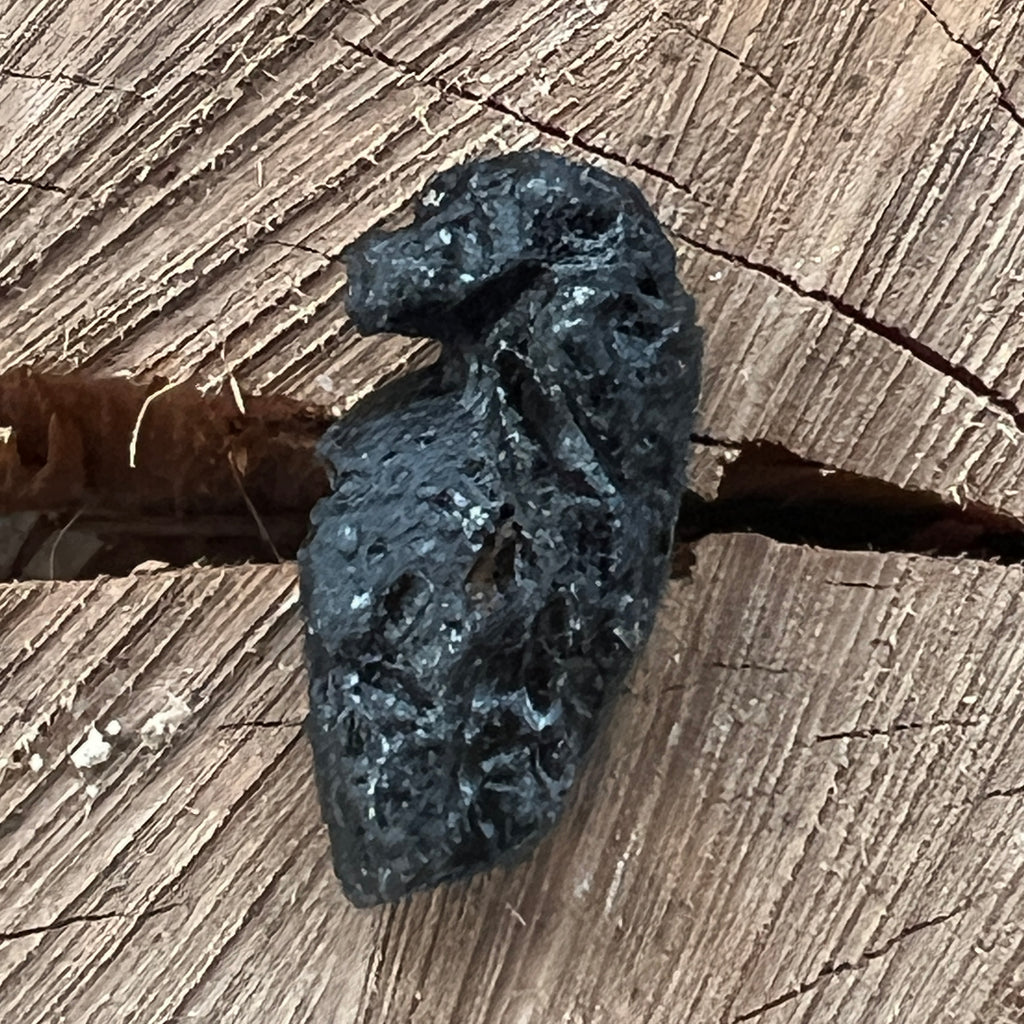 Tectita neagra, meteorit piatra bruta, tektit m10, pietre semipretioase - druzy.ro 2 