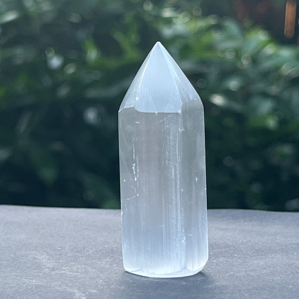 Obelisc, turn selenit 6 cm, pietre semipretioase - druzy.ro 3 