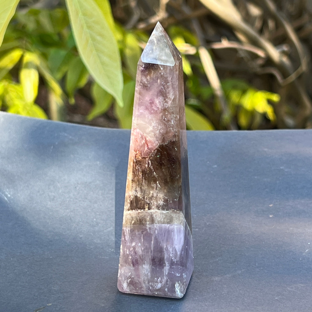 Obelisc super 7 (super seven) din Brazilia model 6, pietre semipretioase - druzy.ro 1 