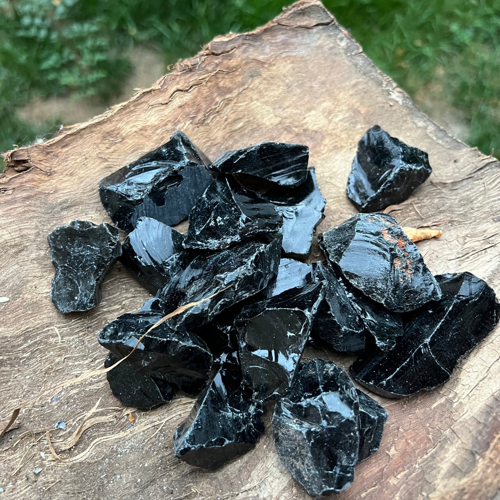 Obsidian piatra bruta, pietre semipretioase - druzy.ro 5 