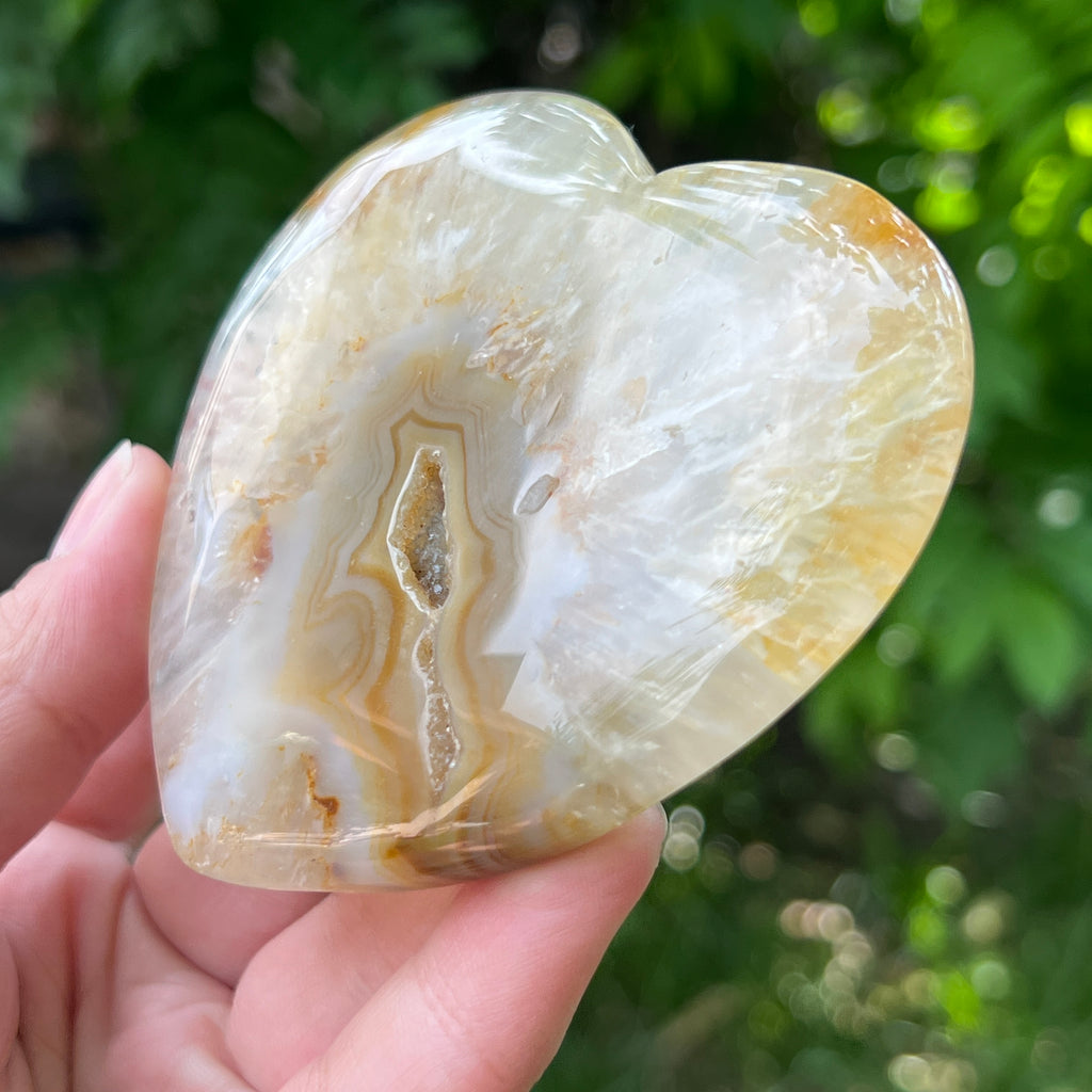 Inima agat model 1, pietre semipretioase - druzy.ro 4 