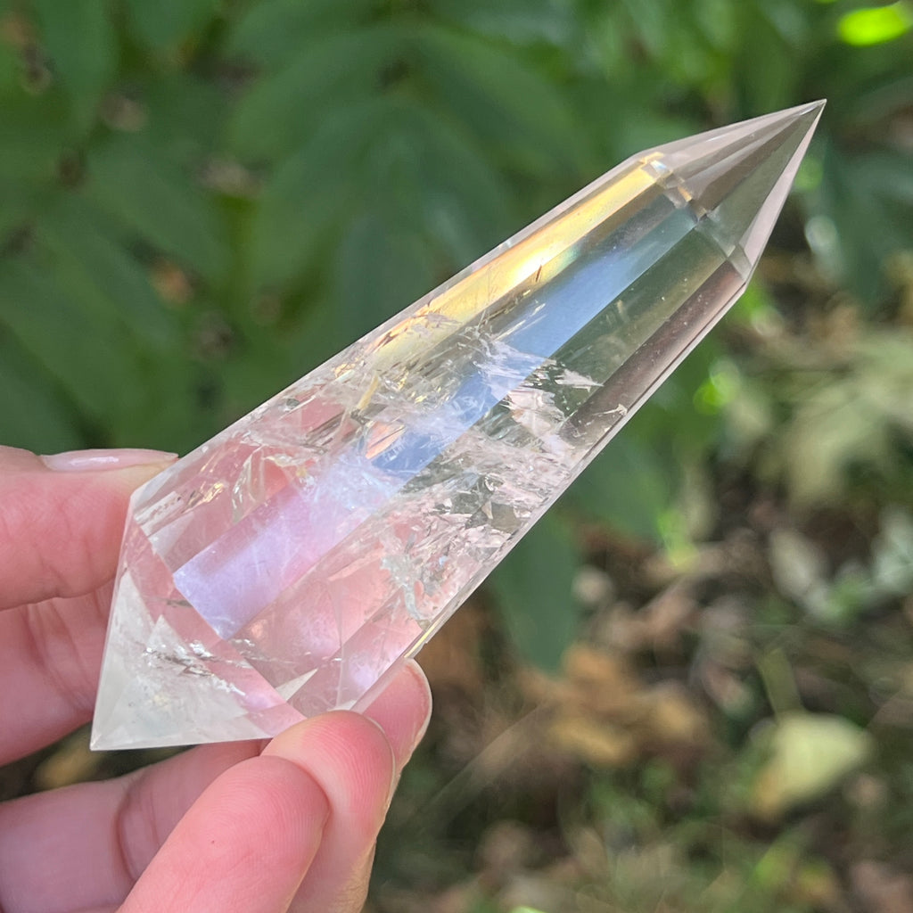 Bagheta cuart vogel, 12 fete, Brazilia model 9, pietre semipretioase - druzy.ro 1 