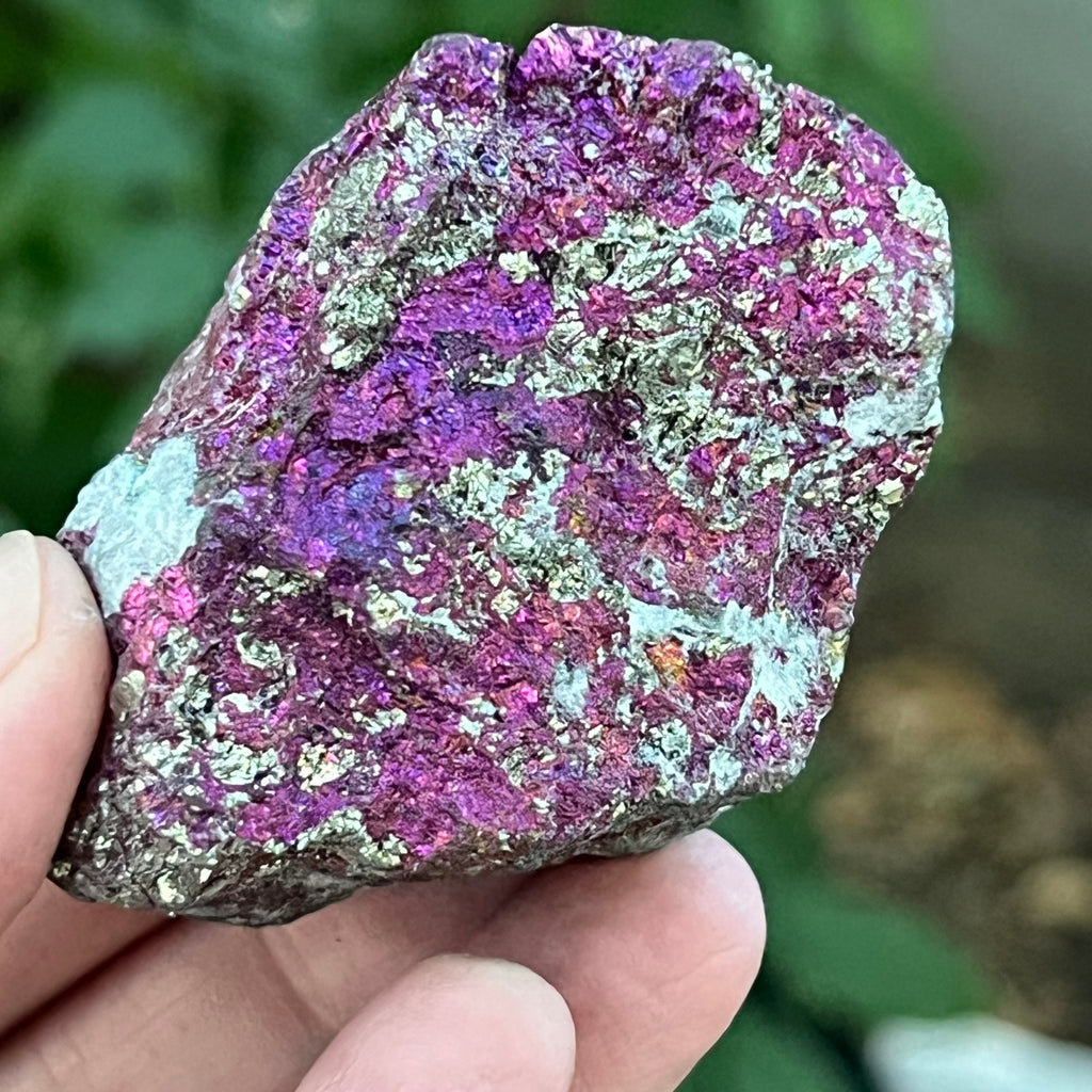 Calcopirita iridescentă din Mexic model 2, pietre semipretioase - druzy.ro 10 