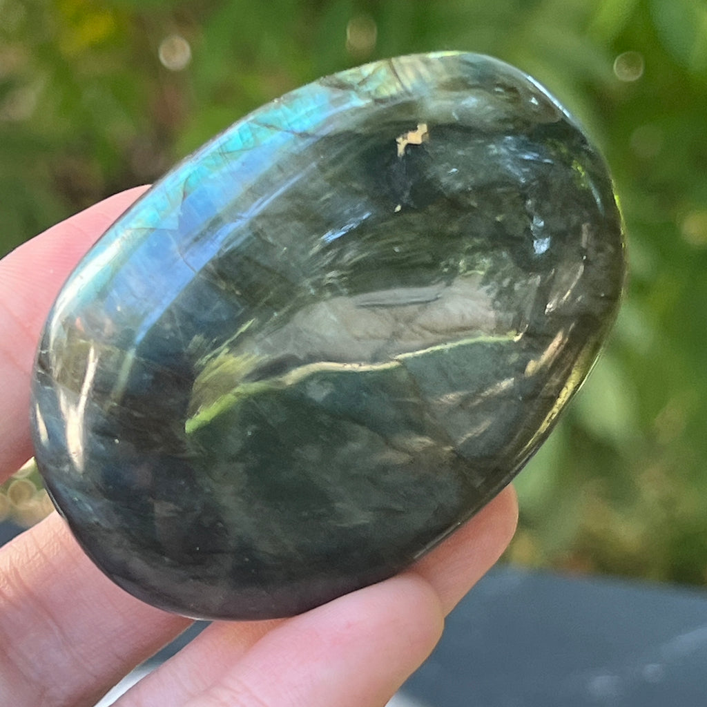 Labradorit palm stone m11, pietre semipretioase - druzy.ro 3 