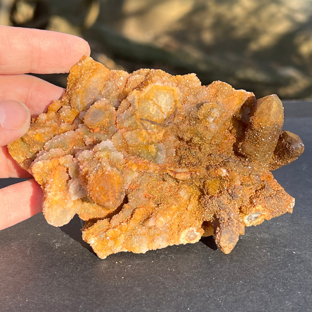 Cluster cuart lamaie, golden healer 4A/2, Africa de Sud, druzy.ro, cristale 5