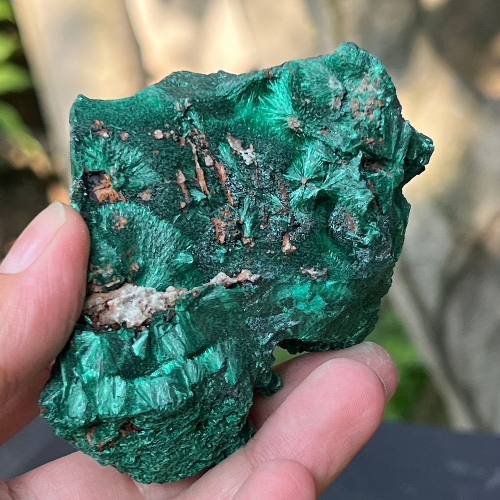 Malachit matasos piatra bruta m6, pietre semipretioase - druzy.ro 4 