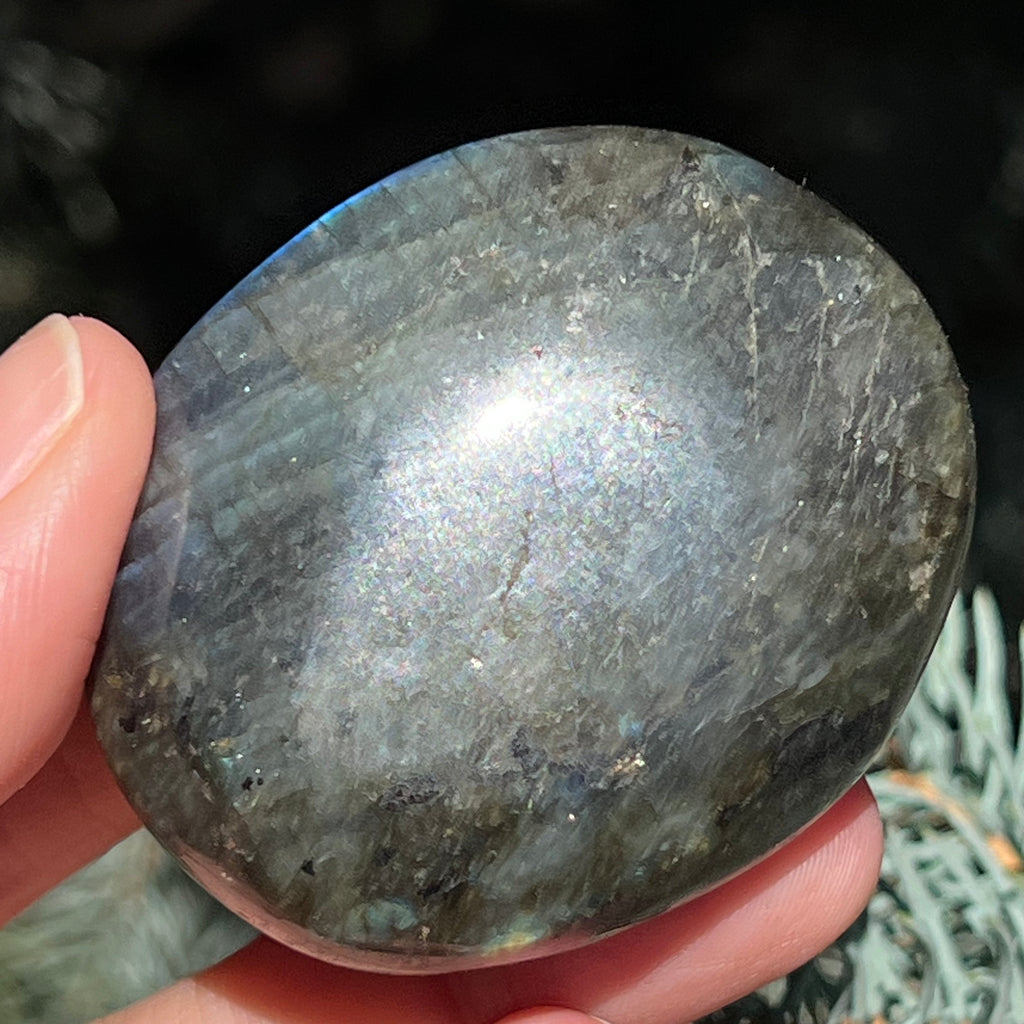 Labradorit palm stone m7, druzy.ro, cristale 2