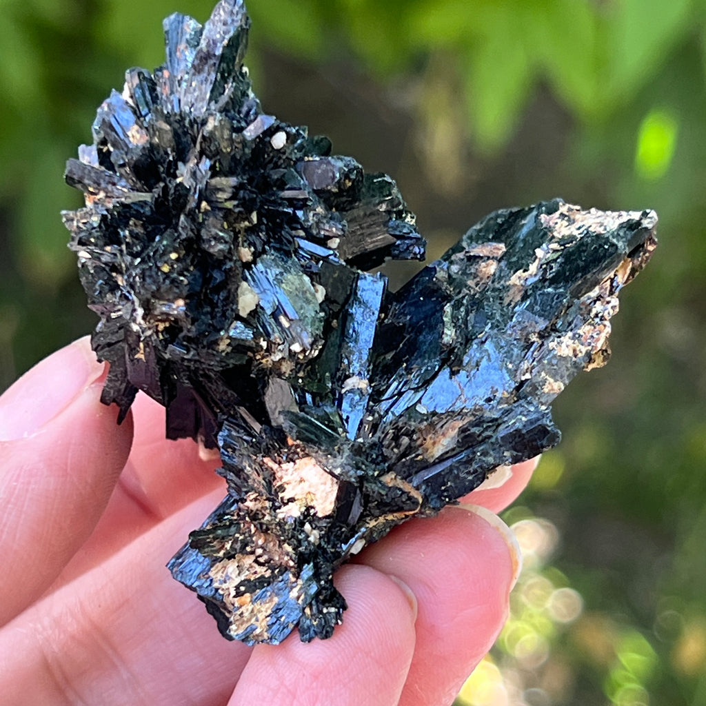 Cluster turmalina neagra model 21 din Erongo, Namibia, pietre semipretioase - druzy.ro 5 