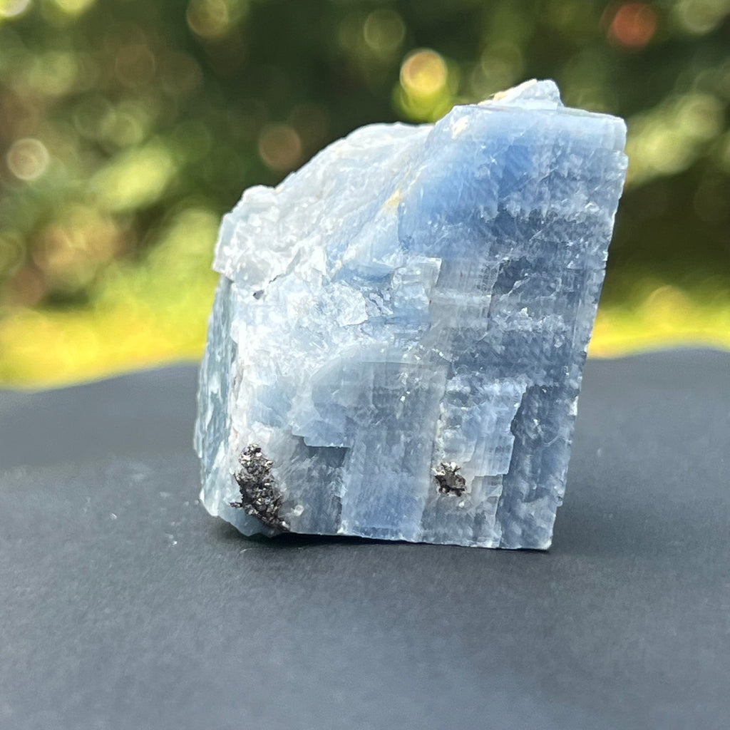 Calcit albastru piatra bruta din Namibia model 7, pietre semipretioase - druzy.ro 2