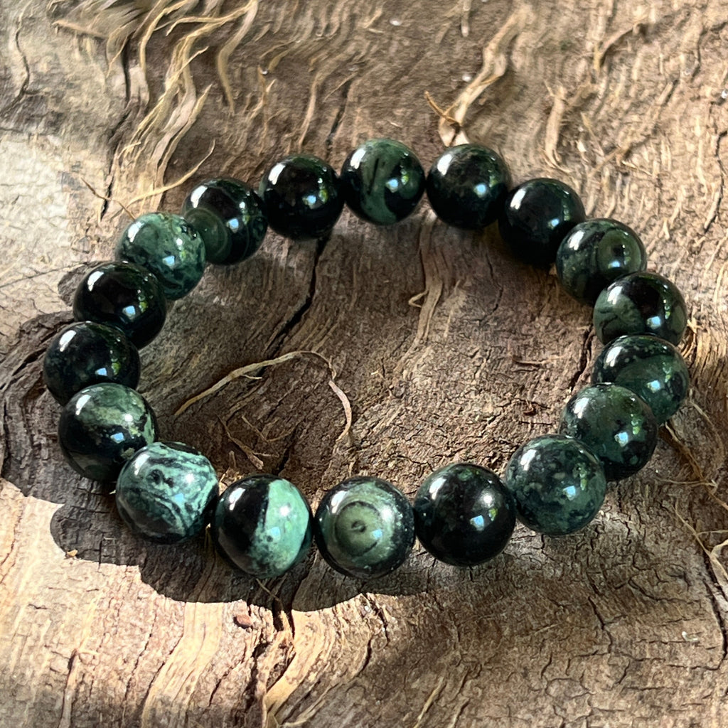 Bratara Jasp Kambaba 10 mm, pietre semipretioase - druzy.ro 1 