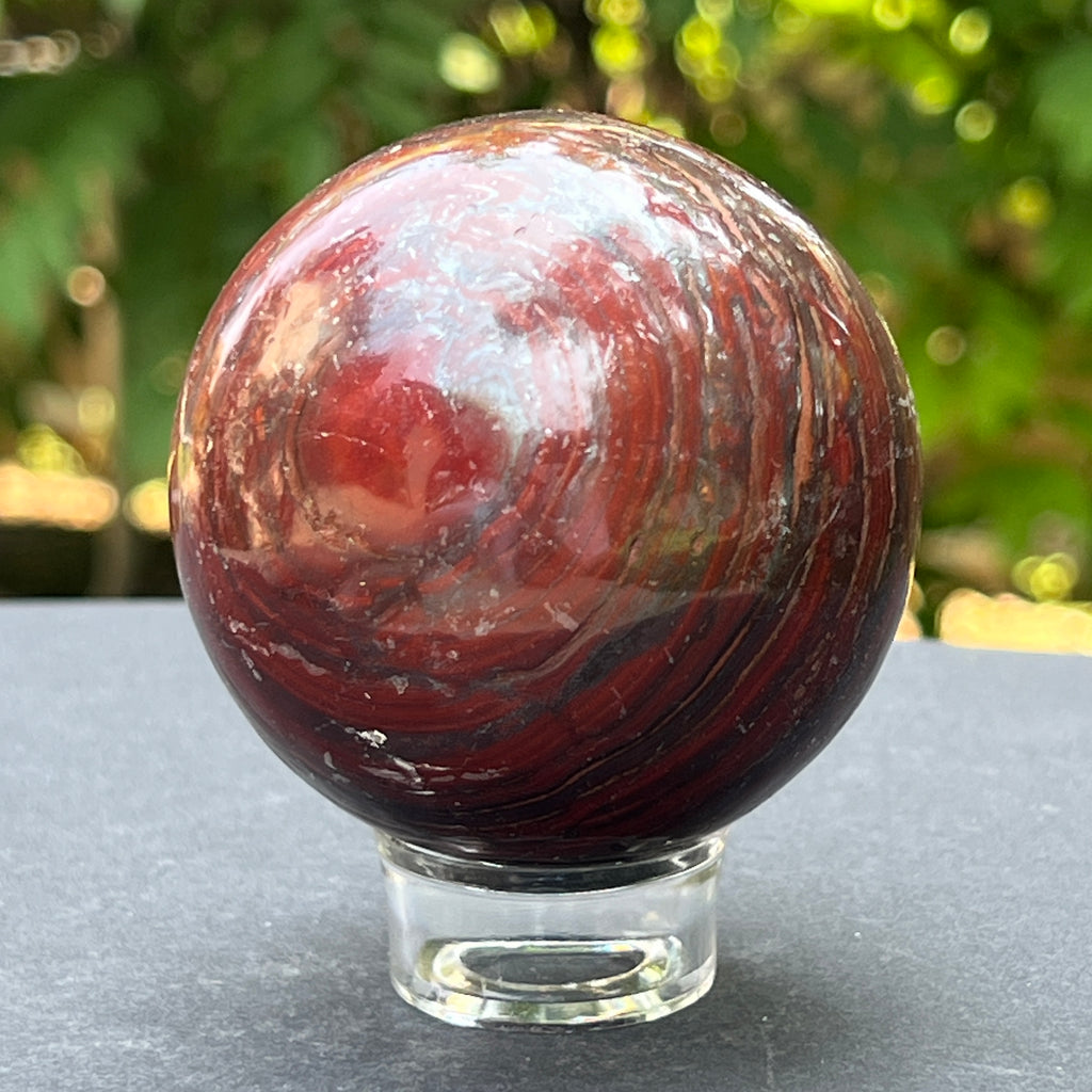 Sfera jasp rosu din Zimbabwe m3, pietre semipretioase - druzy.ro 9 