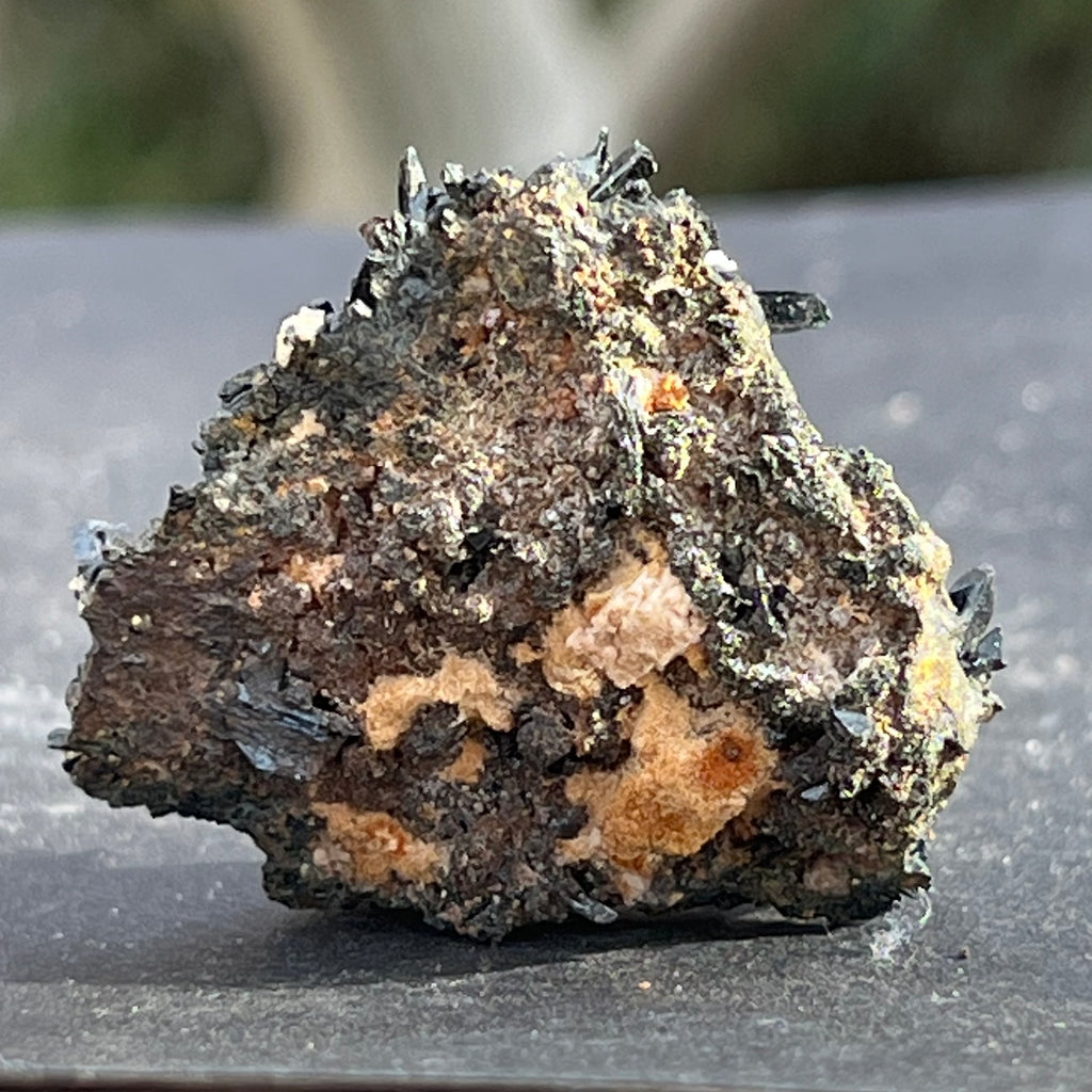 Cluster egirin mini cuart fumuriu/negru Zomba m13, druzy.ro, cristale 3
