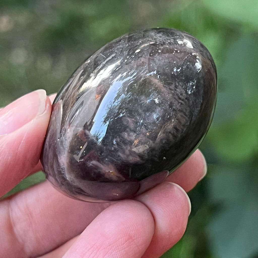 Palmstone piatra lunii somon gri | Model 3, pietre semipretioase - druzy.ro 2 