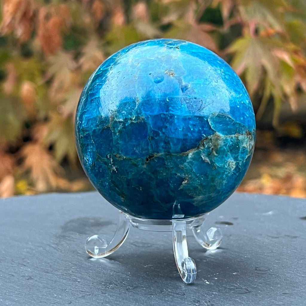 Apatit sfera m4, 6.7 cm, druzy.ro, cristale 1