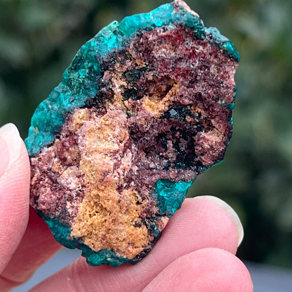 Dioptaz cluster din Congo model 13, pietre semipretioase - druzy.ro 5 