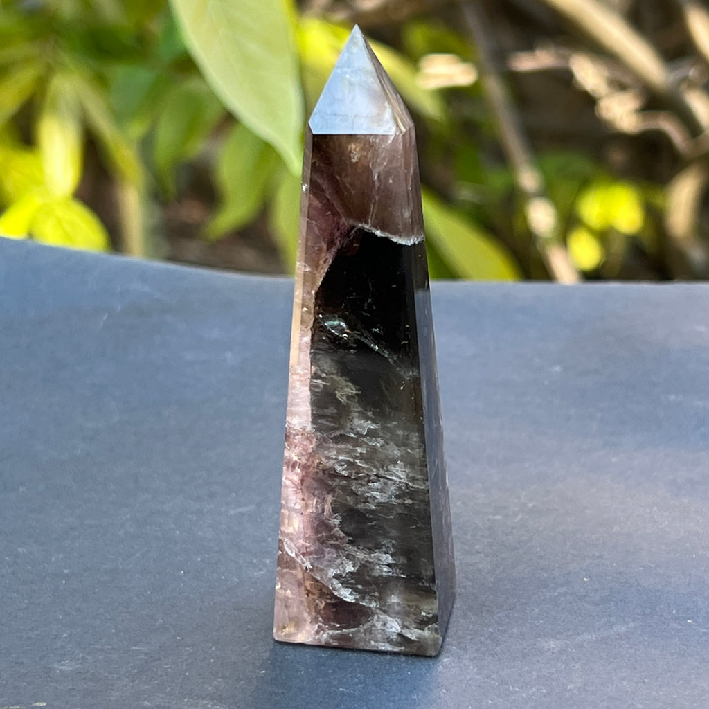 Obelisc super 7 (super seven) din Brazilia model 1, pietre semipretioase - druzy.ro 4 