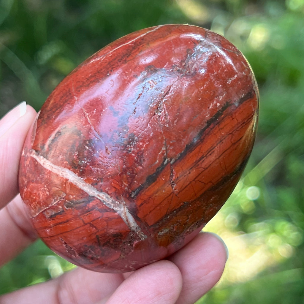 Ou jasp rosu din Zimbabwe model 8, pietre semipretioase - druzy.ro 4 