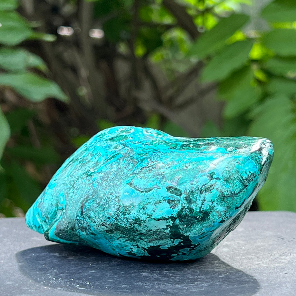 Malacola malachit cu crisocola piatra polisata | Model 4, pietre semipretioase - druzy.ro 2 