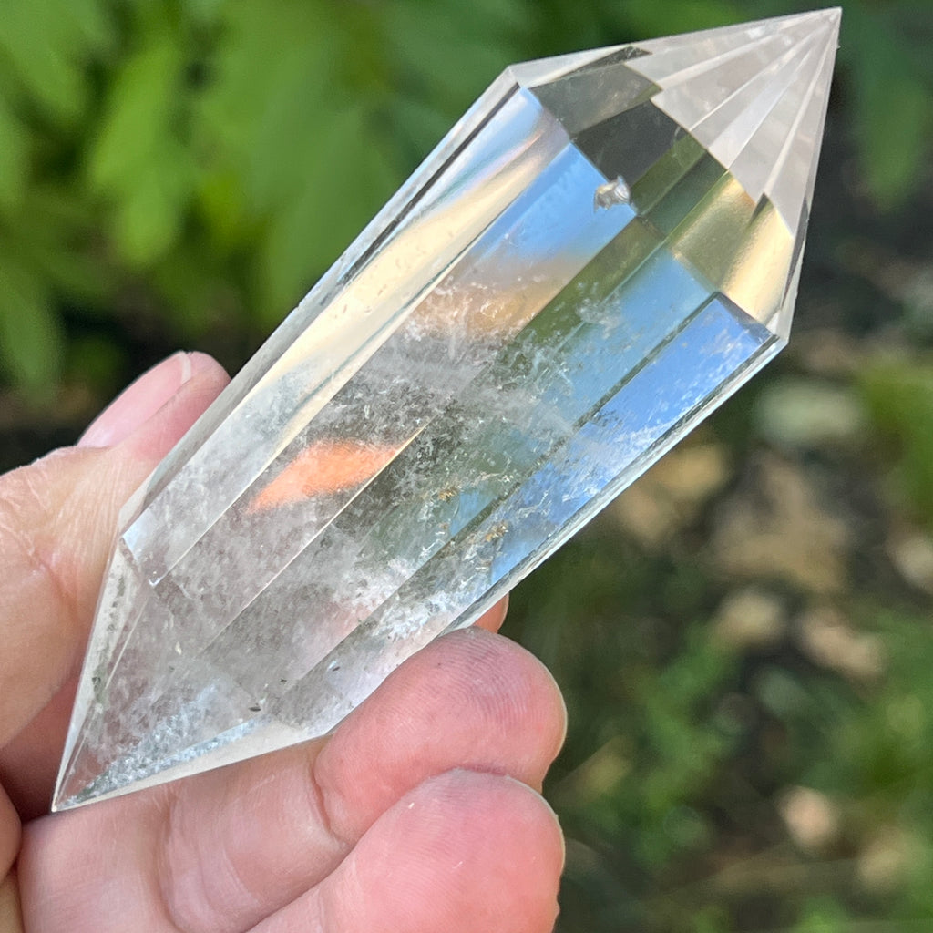 Bagheta cuart vogel, 12 fete, Brazilia model 8, pietre semipretioase - druzy.ro 5 