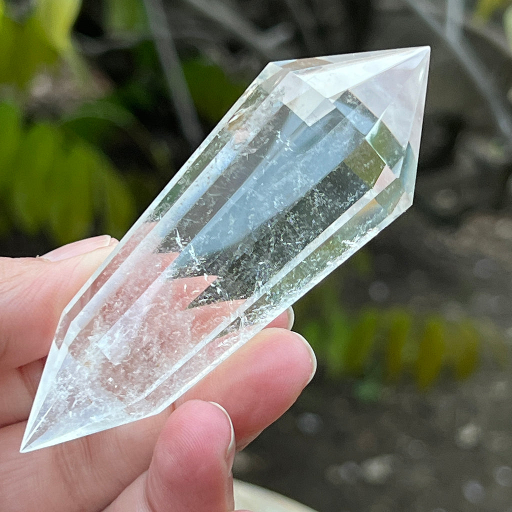 Bagheta cuart vogel, 12 fete, Brazilia model 22, pietre semipretioase - druzy.ro 3 