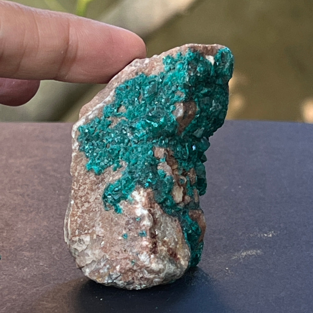 Dioptaz cluster din Congo model 16, pietre semipretioase - druzy.ro 3 
