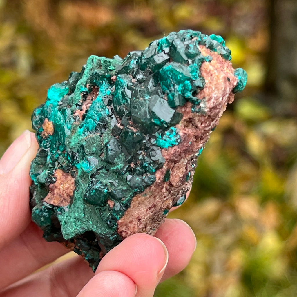 Dioptaz cluster din Congo model 12, pietre semipretioase - druzy.ro 14 