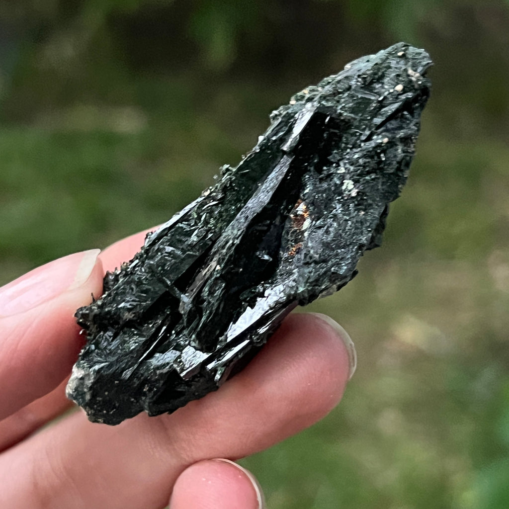 Cluster egirin mini cuart fumuriu/negru Zomba m10, pietre semipretioase - druzy.ro 5 