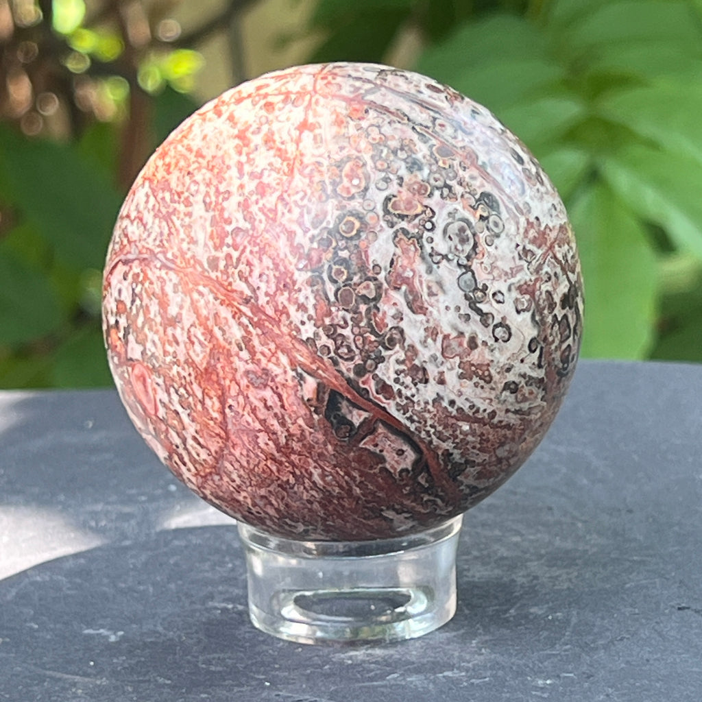 Sfera jasp piele de sarpe din Australia | Model 10, pietre semipretioase - druzy.ro 7 