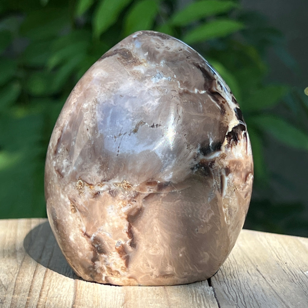 Sculptura agat negru forma libera | Model 1, pietre semipretioase - druzy.ro 4 