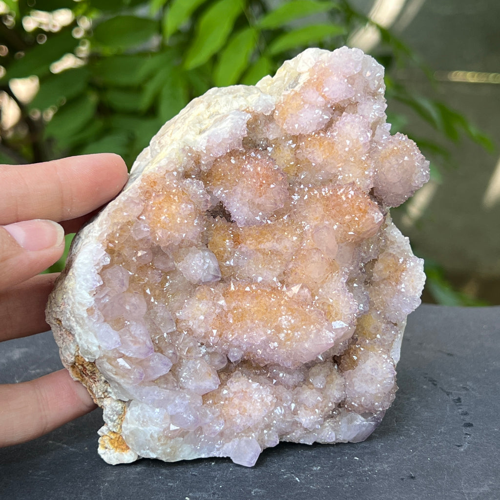 Specimen ametist cuart spirit din Africa de Sud | Model 22, pietre semipretioase - druzy.ro 2 