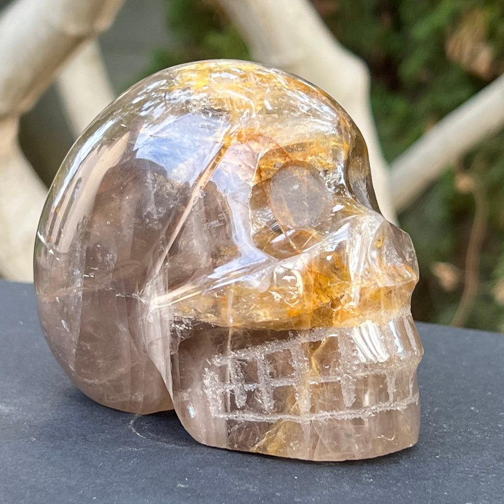 Craniu cuart fumuriu model 2, druzy.ro, cristale 2