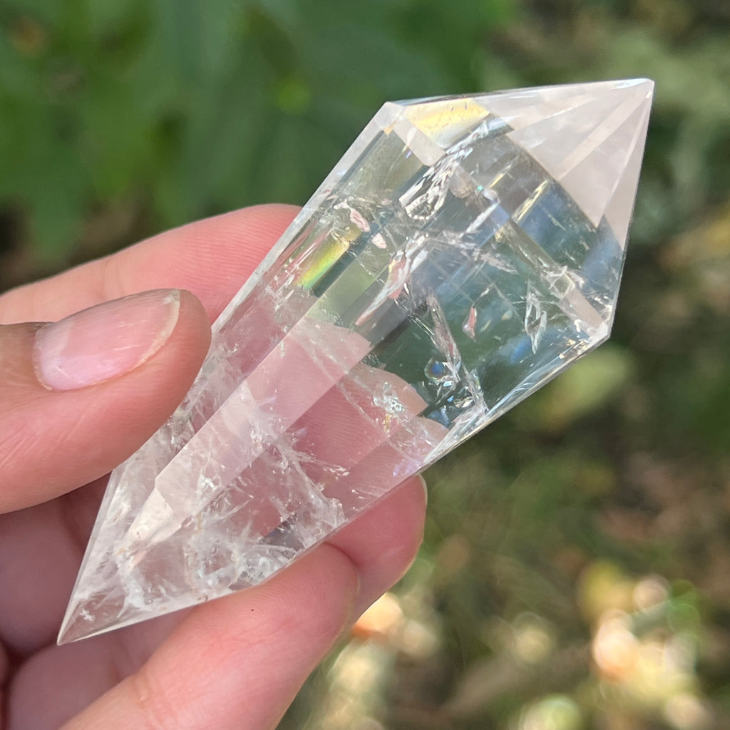 Bagheta cuart vogel, 12 fete, Brazilia model 22, pietre semipretioase - druzy.ro 1 