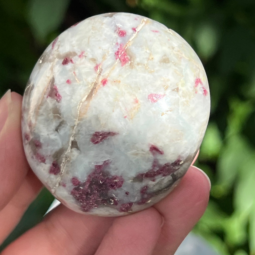 Palmstone rubelit/ turmalina roz m2, pietre semipretioase - druzy.ro 5 