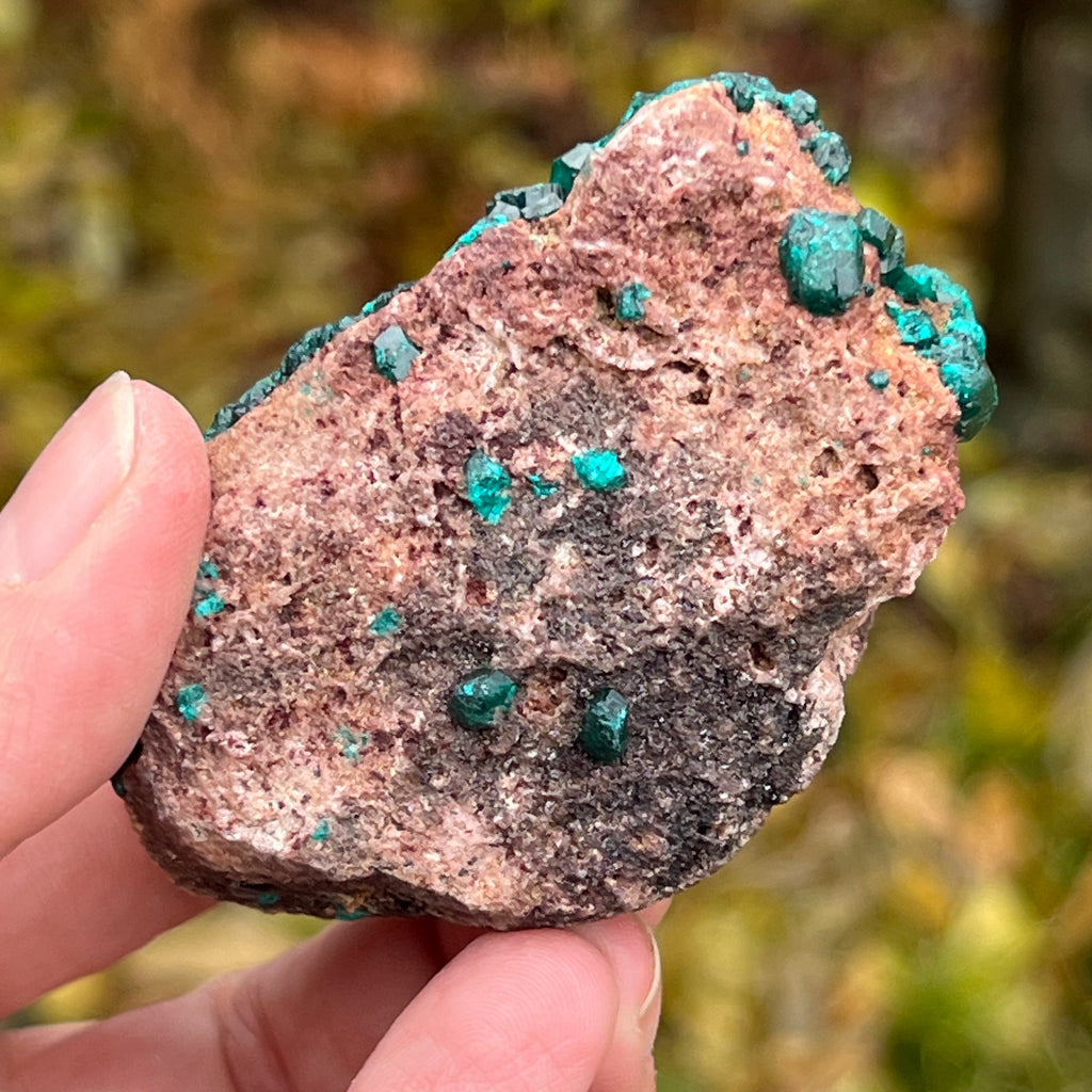 Dioptaz cluster din Congo model 12, pietre semipretioase - druzy.ro 8 