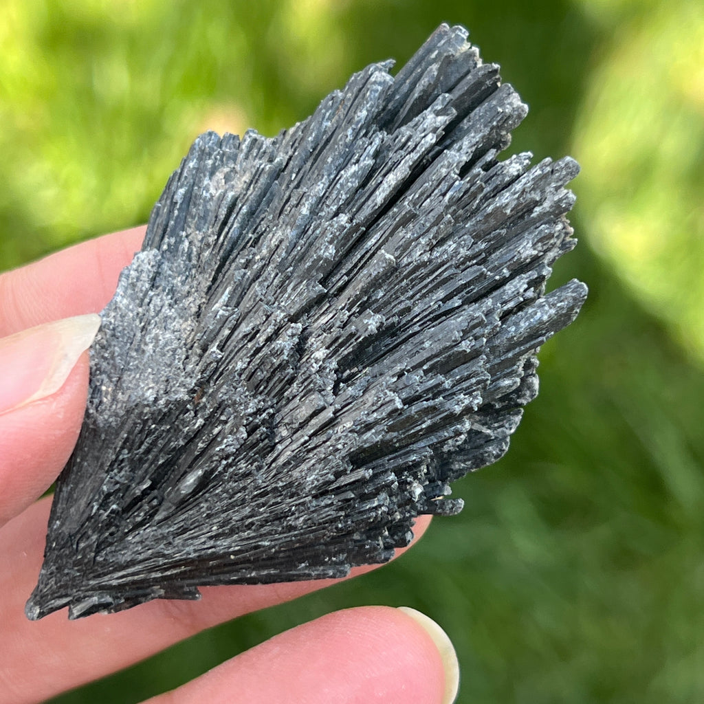 Kianit negru (Cianit) piatra bruta m6, pietre semipretioase - druzy.ro 2 