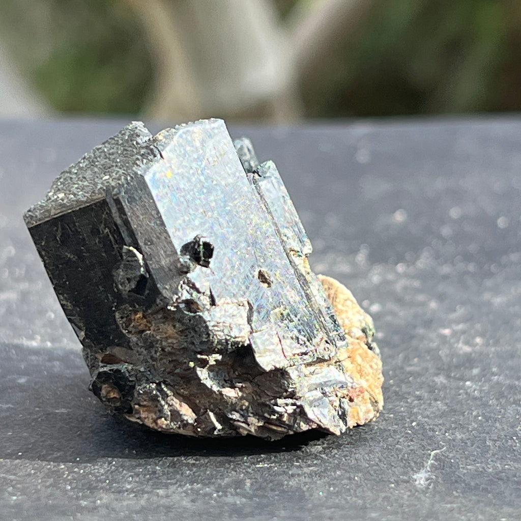 Cluster egirin mini cuart fumuriu/negru Zomba m15, druzy.ro, cristale 3