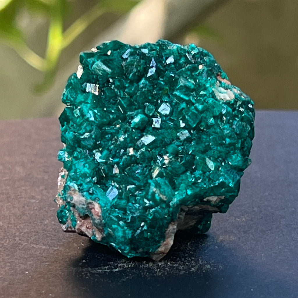 Dioptaz cluster din Congo model 6, pietre semipretioase - druzy.ro 12 