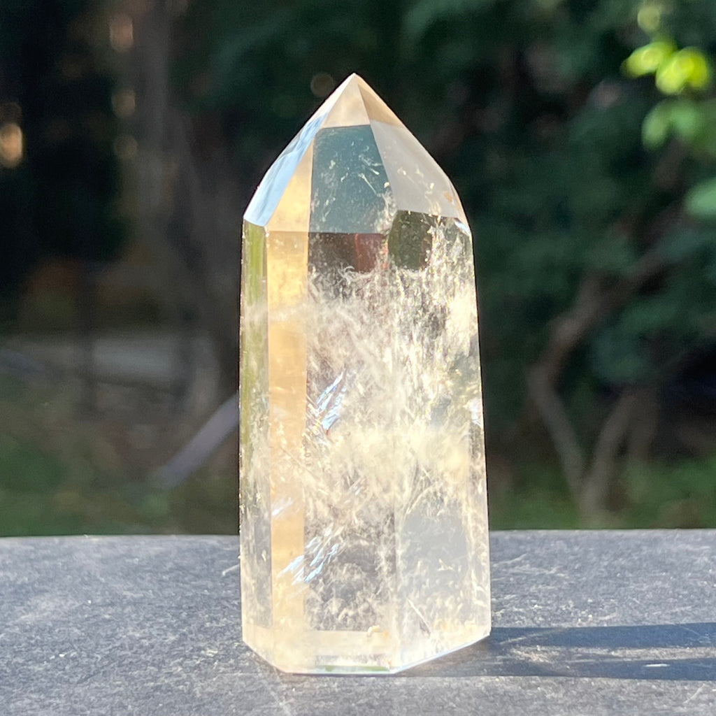 Obelisc cuart fumuriu fantoma model 2, druzy.ro, cristale 2