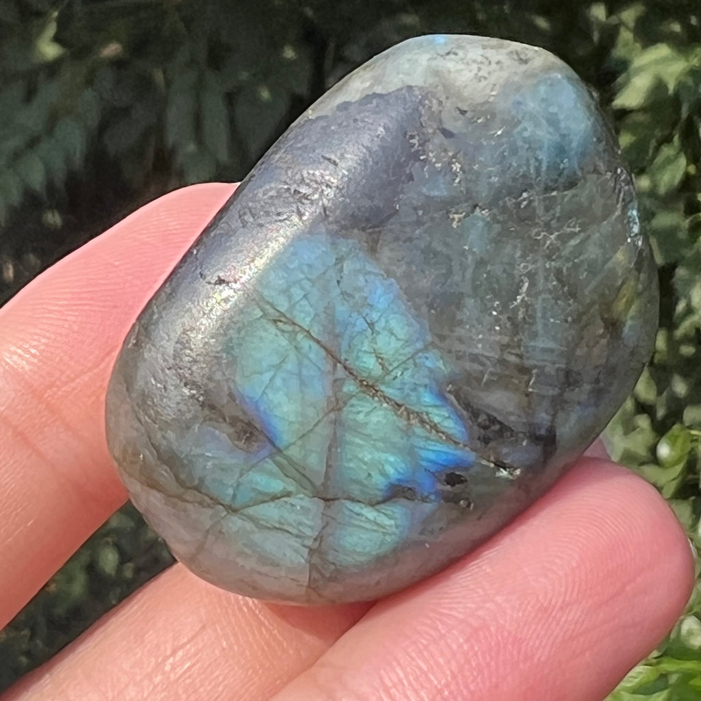 Labradorit palm stone m4, druzy.ro, cristale 3