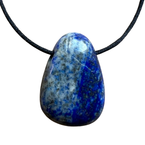 Colier pandantiv lapis lazuli DROP, pietre semipretioase - druzy.ro 3 